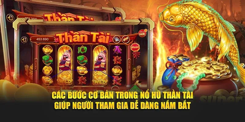 Các bước cơ bản trong nổ hũ thần tài giúp người tham gia dễ dàng nắm bắt 