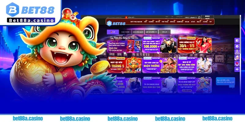 Giao diện điều kiện khuyến mãi trên Bet88, hướng dẫn người chơi nhận khuyến mãi Bet88 dễ dàng.